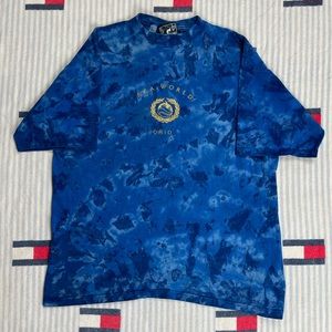 Vintage Sea World Tie Dye short sleeve shirt